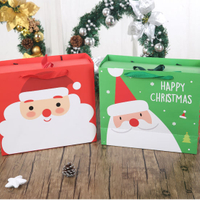 Customized Christmas Bag Gift Paper Bag with Handles