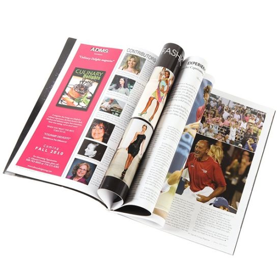 High Quality Softcover Offset Printing Glossy Paper Full Color Magazine 