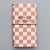 Handmade Custom Design Travel Diary Book, Notebook Printing with Elasticity